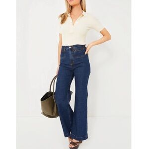 TUCKERNUCK Ivory Olivia Rib Knit Polo